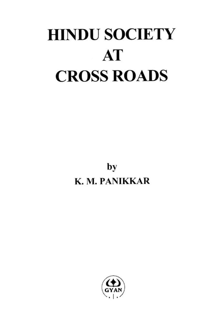 Hindu Society at Cross Roads - Indya