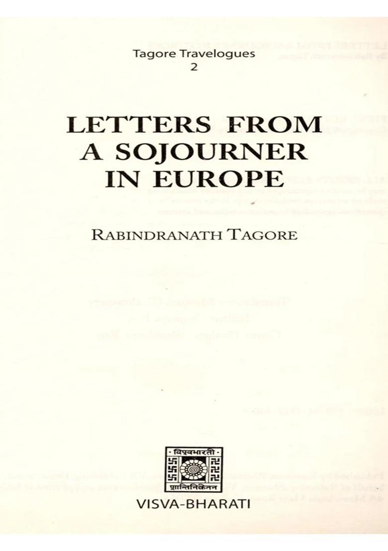 Letters From a Sojourner in Europe - Indya