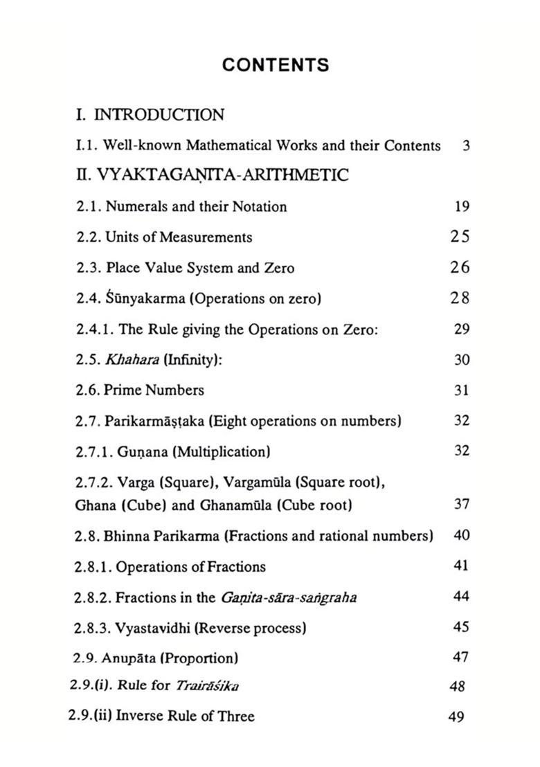 Glimpses of Mathematics in Ancient India - Indya