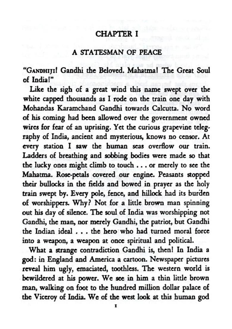 That Strange Little Brown Man Gandhi - Indya