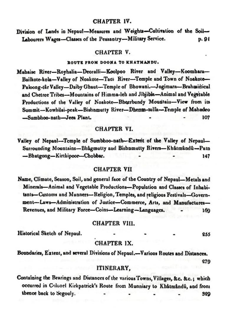 An Account of the Kingdom of Nepaul- Being the Substance of Observations Made During- A Mission to That Country in the Year 1793 - Indya