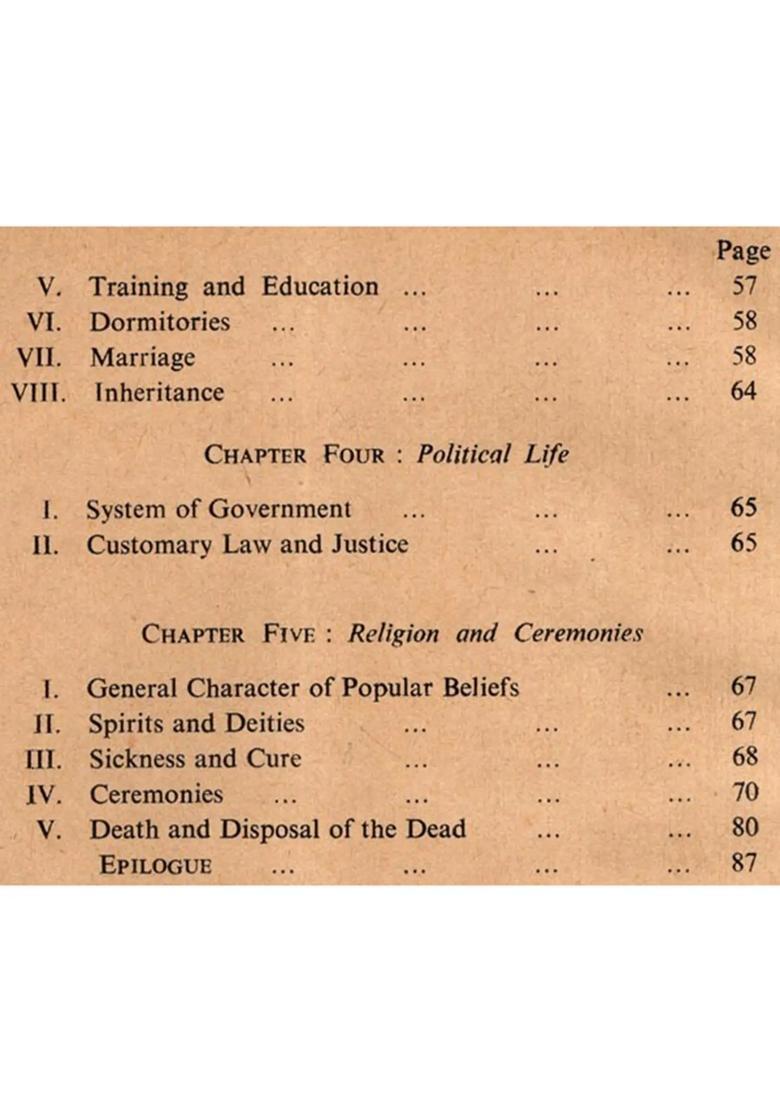 The Tangsas of the Namchik and Tirap Valleys (An Old and Rare Book) - Indya