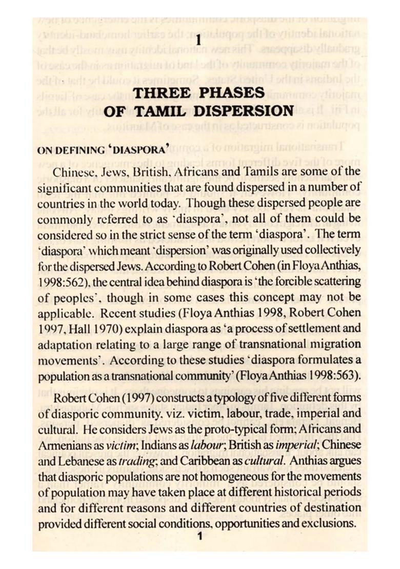 Language Attitude of the Dispersed Tamils and the Neo-Tamils - Indya