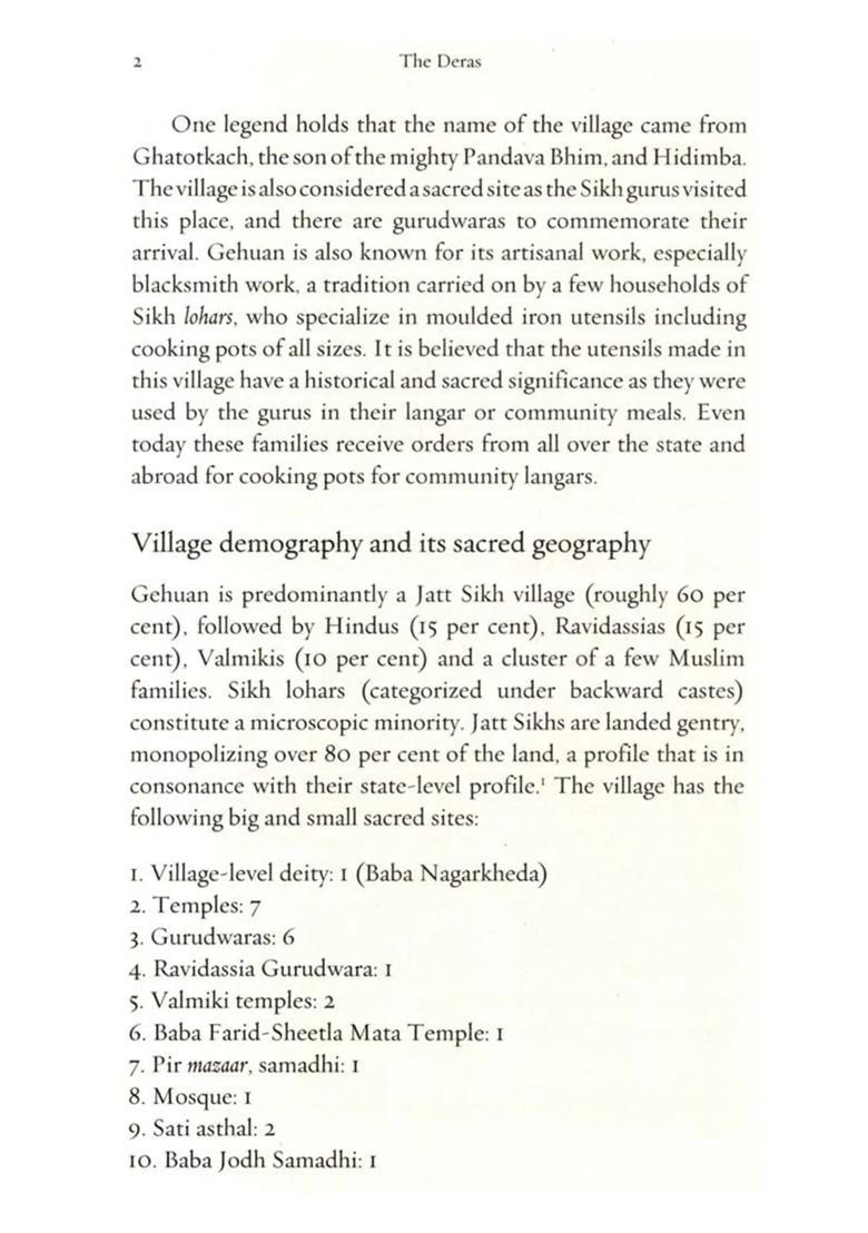 The Deras Culture, Diversity and Politics - Indya