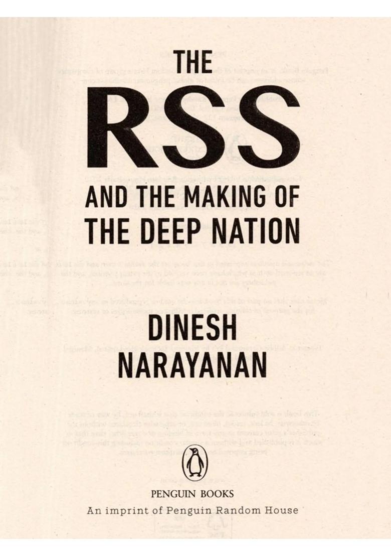 The Rss and the Making of the Deep Nation - Indya