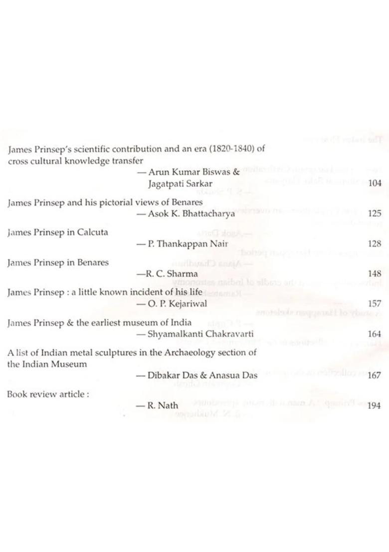Indian Museum Bulletin with Articles James Prinsep and Harrappan - Indya