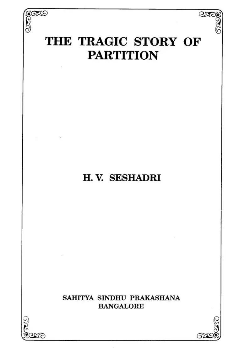 The Tragic Story of Partition - Indya