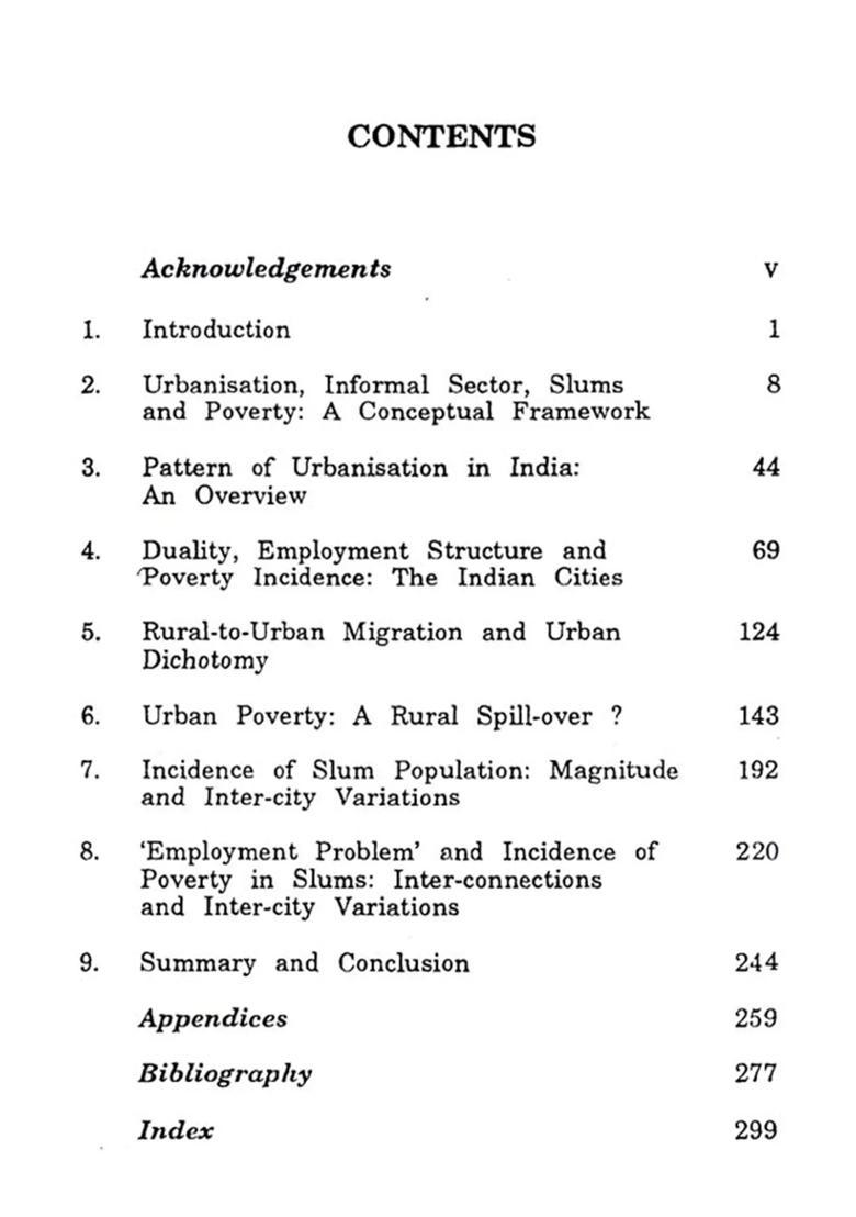 Urbanisation, Slums, Informal Sector Employment and Poverty- An Exploratory Study - Indya