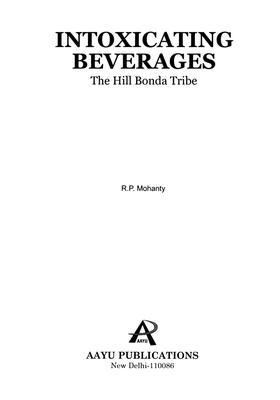 Intoxicating Beverages- The Hill Bonda Tribe