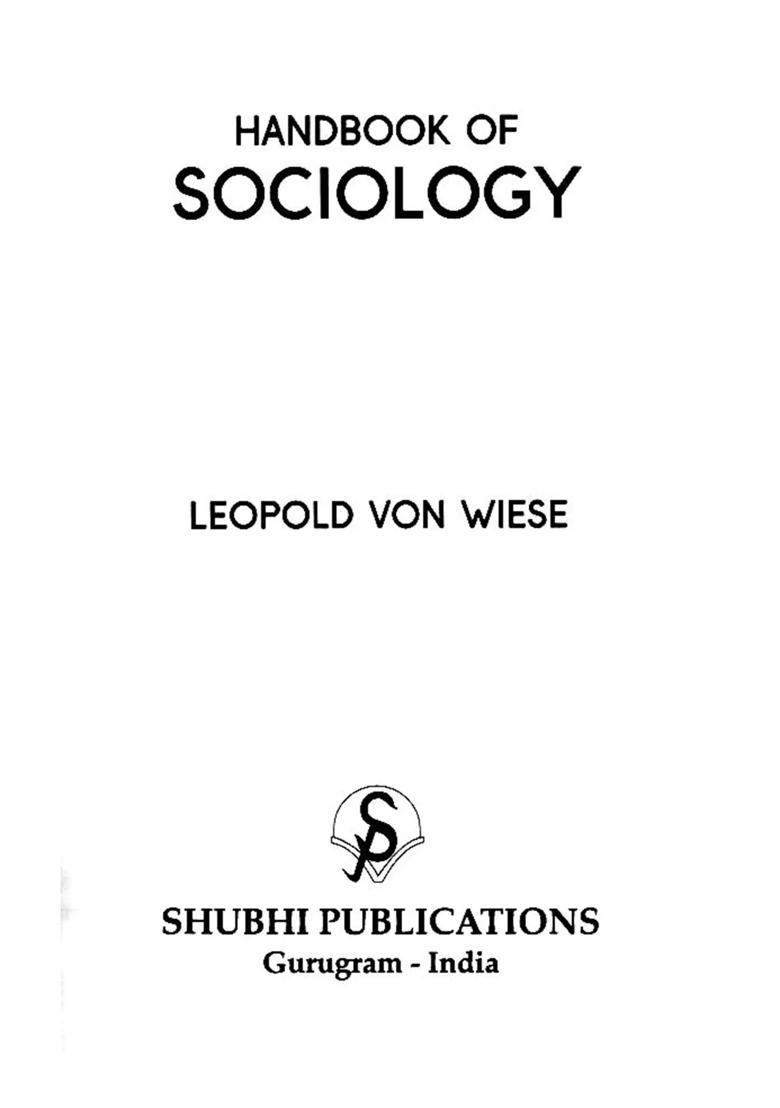 Handbook of Sociology - Indya