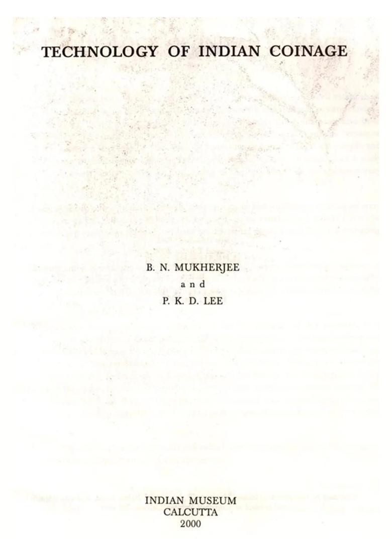 Technology of Indian Coinage - Indya