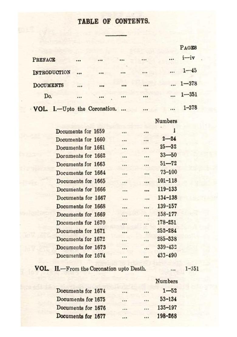 English Records on Shivaji (1659-1682) (2 Part in 1 Book) - Indya