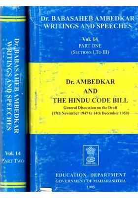 Dr. Babasaheb Ambedkar Writings and Speeches (Vol.14) Set of 2 Volumes (Section to III)
