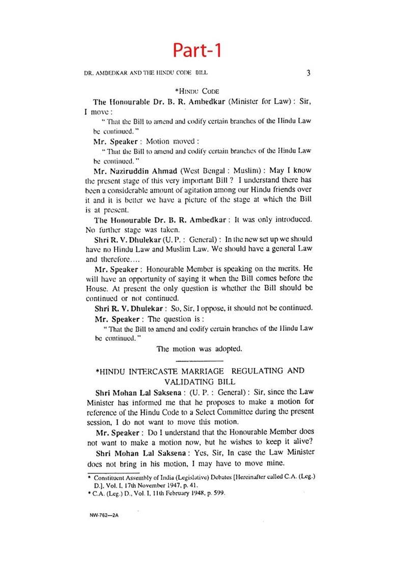 Dr. Babasaheb Ambedkar Writings and Speeches (Vol.14) Set of 2 Volumes (Section to III) - Indya