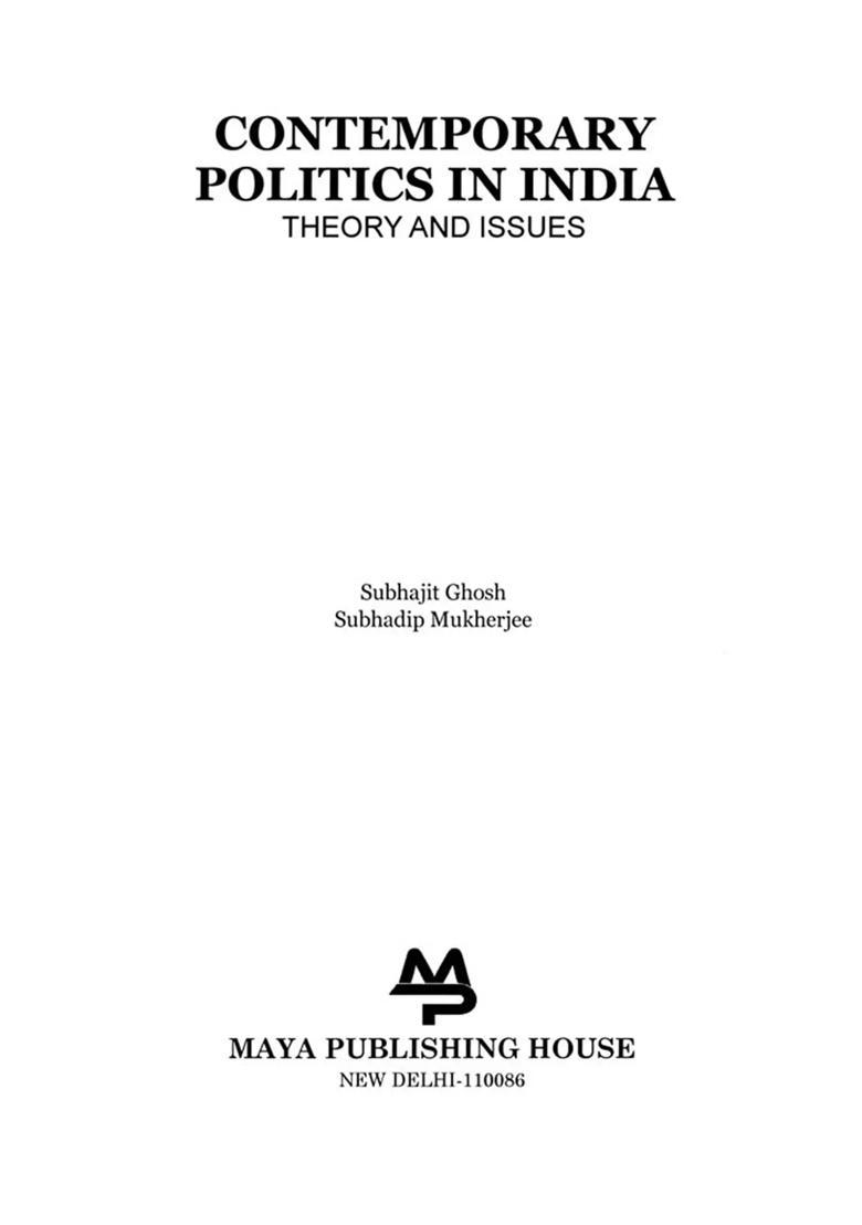 Contemporary Politics in India: Theory and Issues - Indya