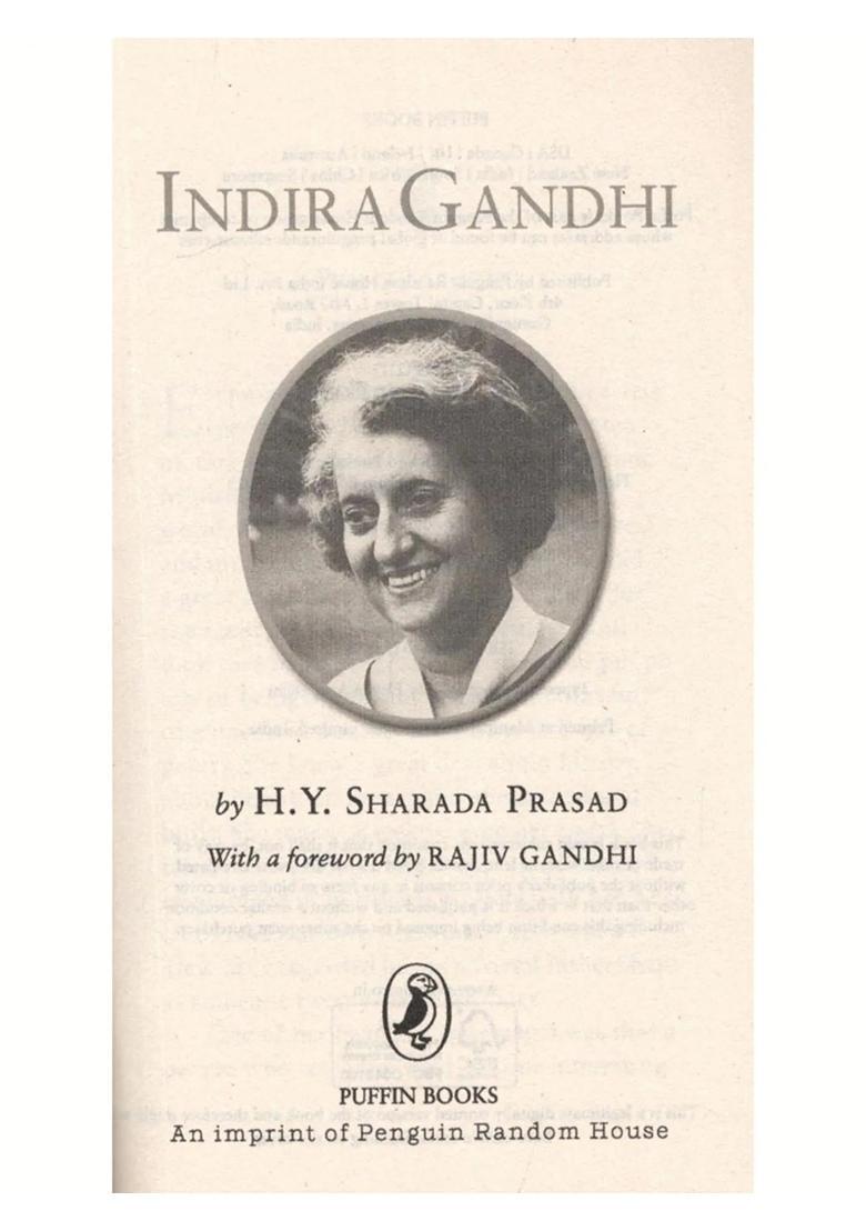 Indira Gandhi: A Pictorial Biography - Indya