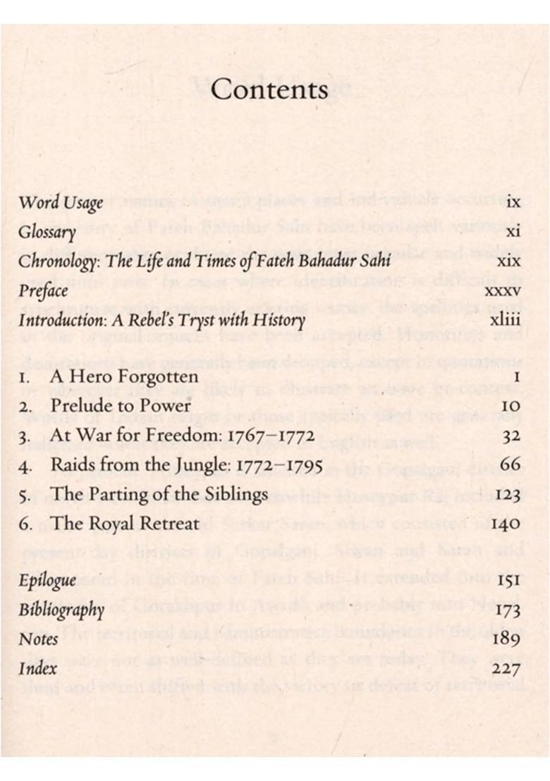 The Raja, the Rebel and the Monk: Fateh Sahi