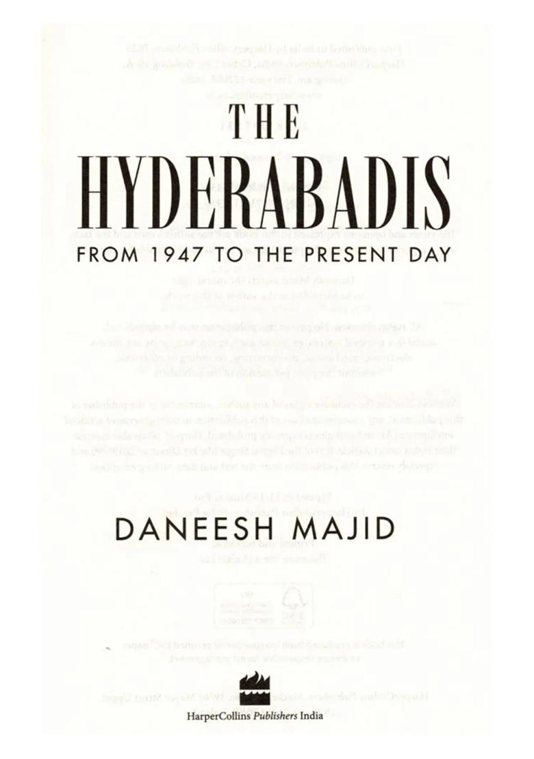 The Hyderabadis: From 1947 to the Present Day - Indya