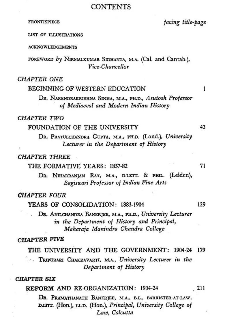 Hundred Years of the University of Calcutta (1857-1956) - Indya