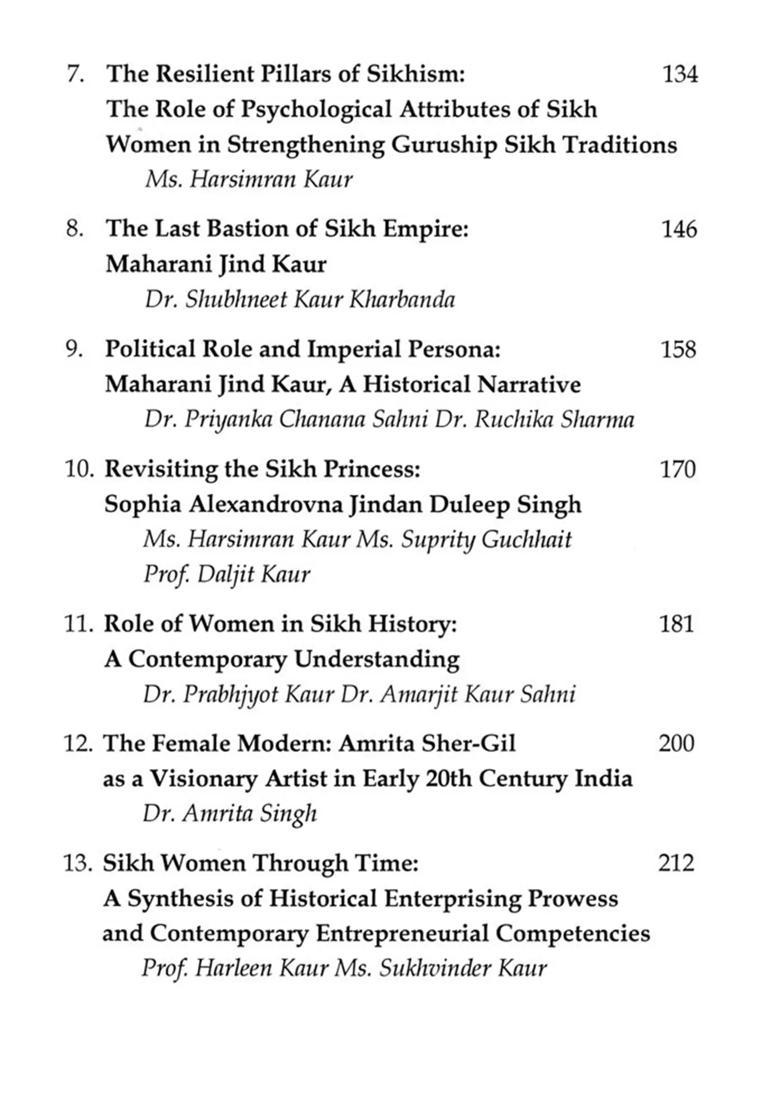 Sikh Women in Indian History (Inspiration Courage Resilience) - Indya