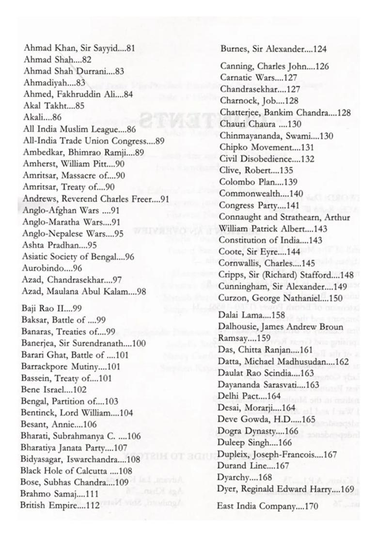 Indian History: Modern - Indya