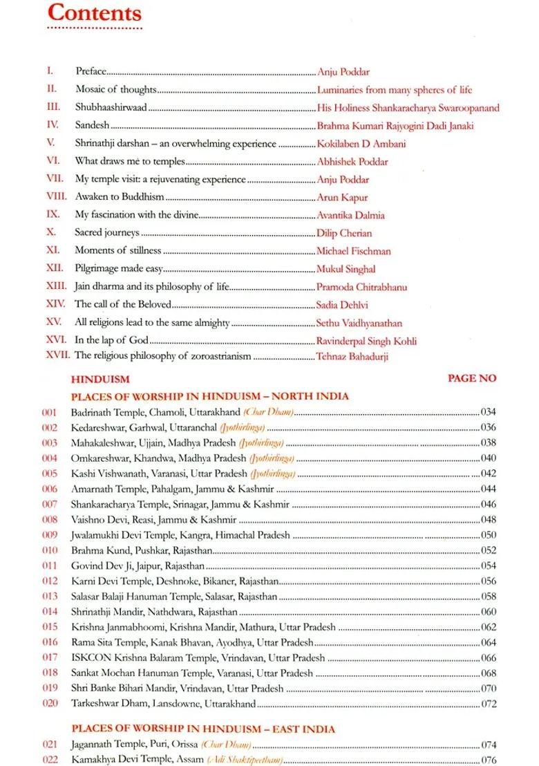 108 Shades of Divinity (A Sacred Pilgrimage Across India Through 108 Places of Worship of Nine Religions) - Indya