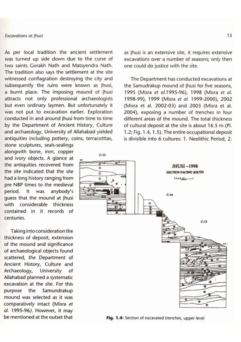 Excavations at Jhusi (Pratishthanpur) A Fresh Light on the Archaeological Profile of the Middle Gangetic Plain (Archaeology and Archaeozoology - Indya