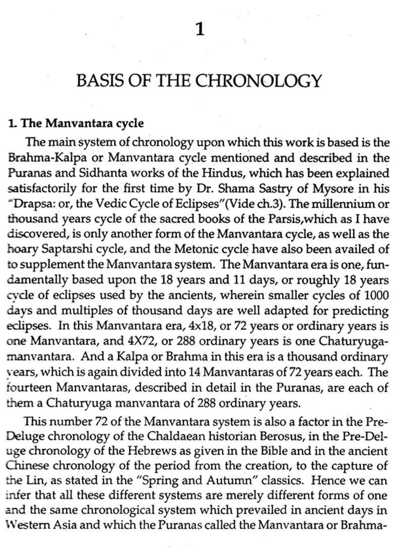 Outlines of the Proto-Historic Chronology of Western Asia - With Some Historic Chronology of Ancient India Appended To It - Indya
