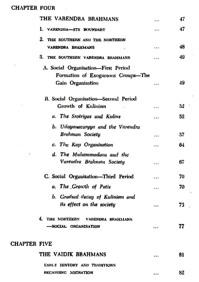 The Brahmans Of Bengal- A Textual Study In Social History - Indya
