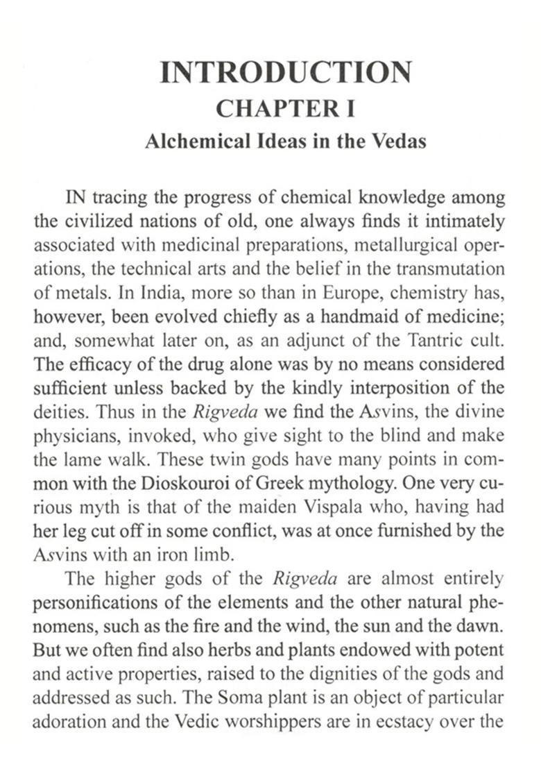 A History of Hindu Chemistry (From the Earliest Times to the Middle of the Sixteenth Century A.D.) - Indya