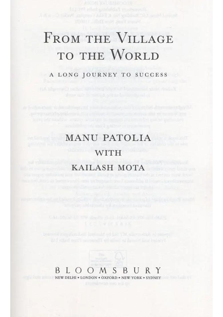 From the Village to the World: A Long Journey to Success - Indya