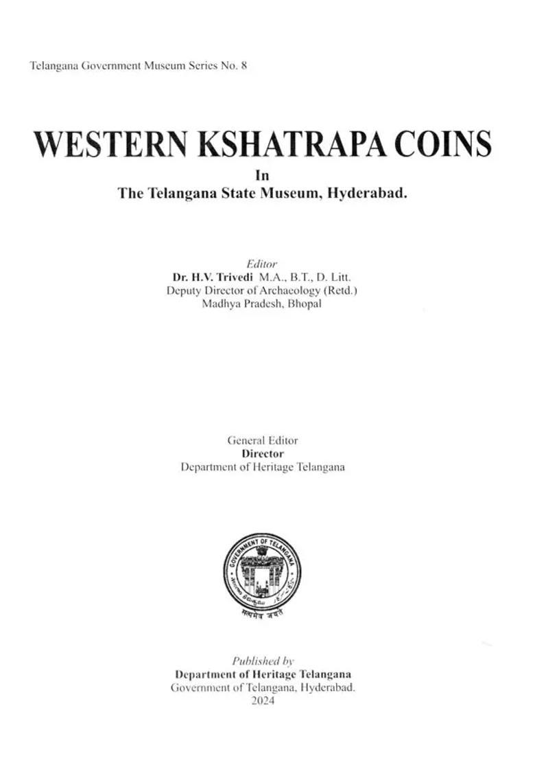 Western Kshatrapa Coins in the Telangana State Museum, Hyderabad - Indya