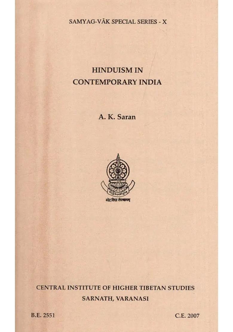 Hinduism in Contemporary India - Indya