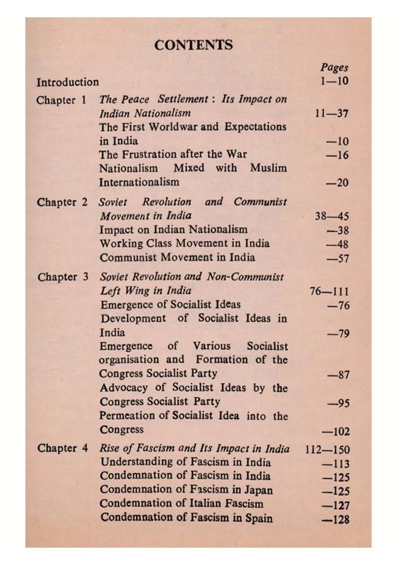 Indian Nationalism and External Forces (1920-47) An Old and Rare Book - Indya