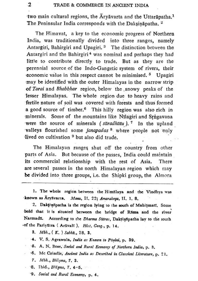 Trade and Commerce in Ancient India- From the Earliest to C. A.D. 300 (An Old and Rare Book) - Indya