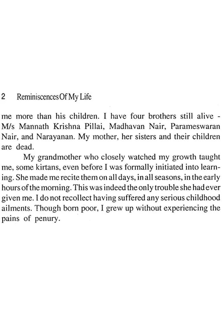 Reminiscences of My Life (A Biography of Mannathu Padmanabhan) - Indya
