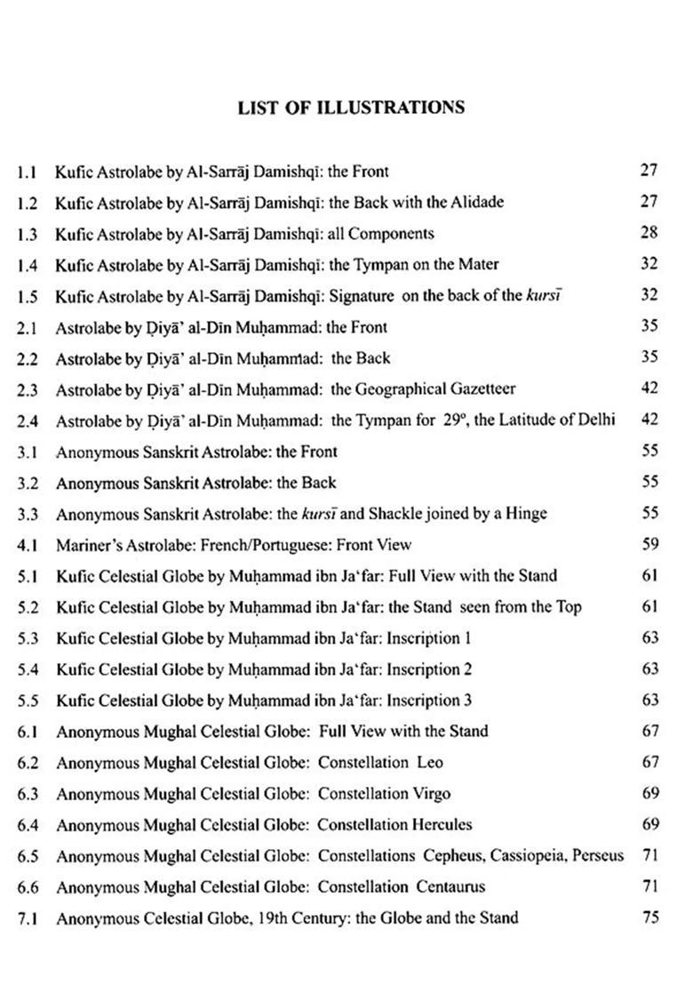 Astronomical Instruments in the Rampur Raza Library - Indya