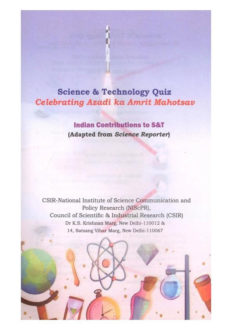 Science & Technology Quiz: Indian Contributions to S & T - Indya