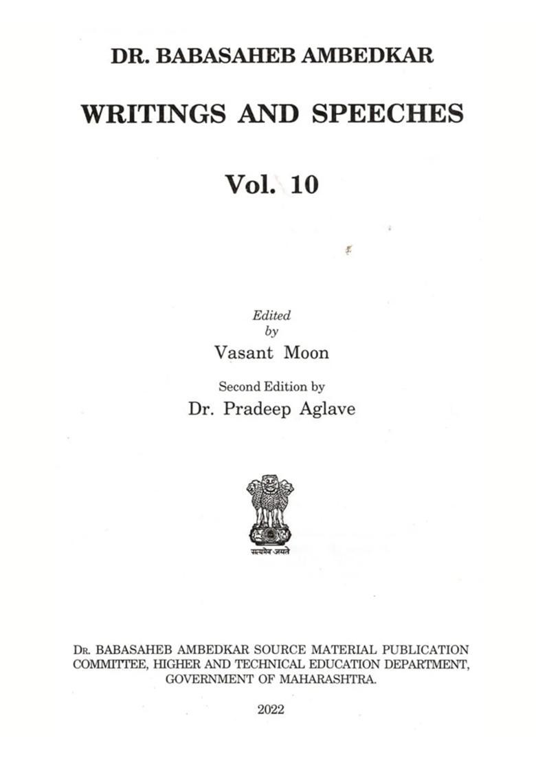 Dr. Babasaheb Ambedkar Writings and Speeches- Dr. Ambedkar as Member of the Governor- General