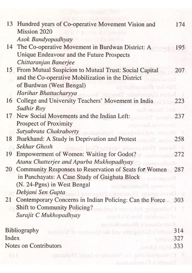 Indian Political Thought and Movements- New Interpretations and Emerging Issues - Indya