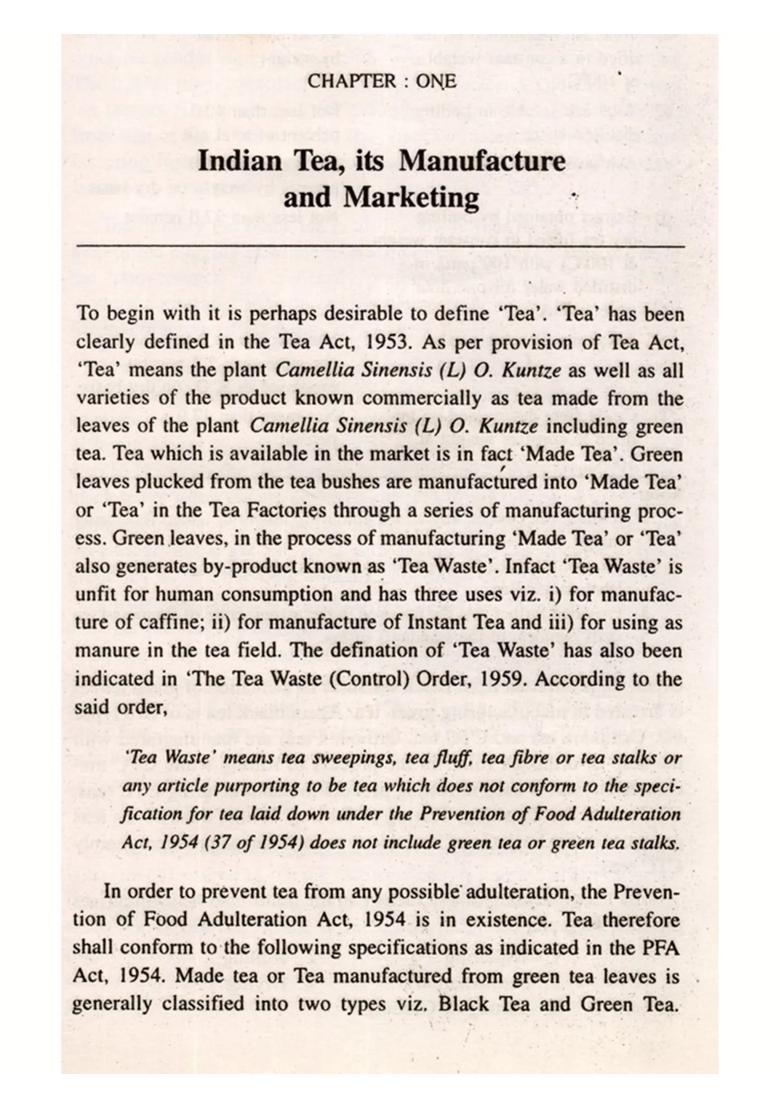 Production of Tea in India (With Special Reference to Dooars) - Indya