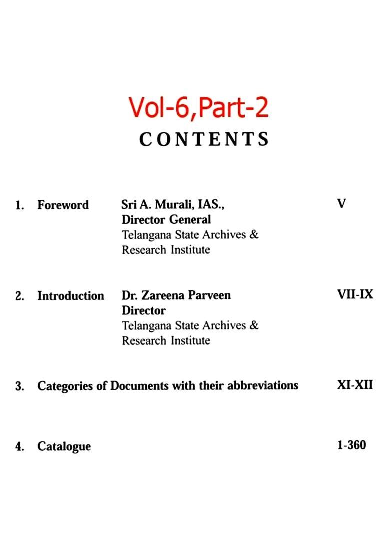 Mughal Documents Catalogue of Aurangzeb