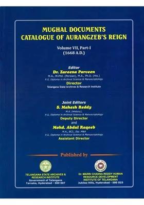 Mughal Documents Catalogue of Aurangzeb