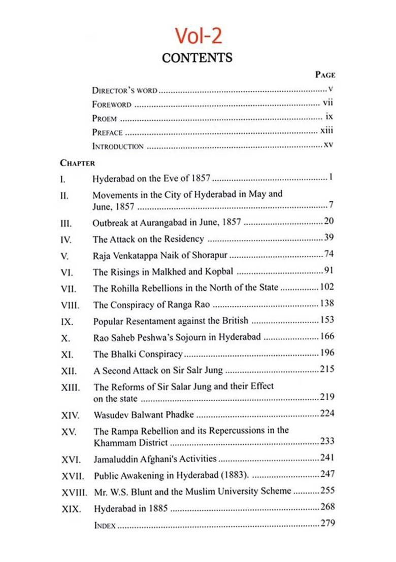 The Freedom Struggle in Hyderabad- A Connected Account (Set of 3 Volumes, 1800 to 1920) - Indya