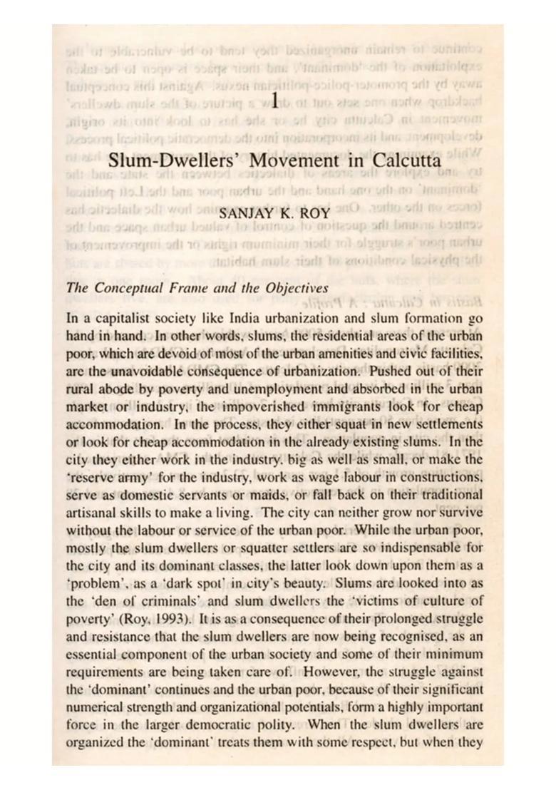 Social Movements in Contemporary India (An Old and Rare Book) - Indya