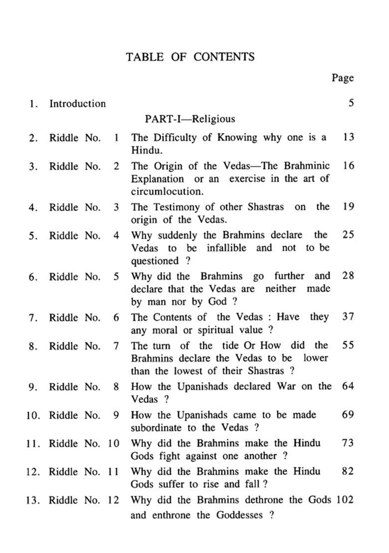 Dr. Babasaheb Ambedkar Writings and Speeches- Riddles in Hinduism (Unpublished Writings- Vol.4) - Indya