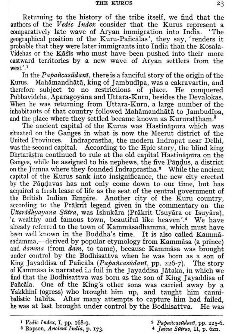 Tribes in Ancient India (An Old and Rare Book) - Indya