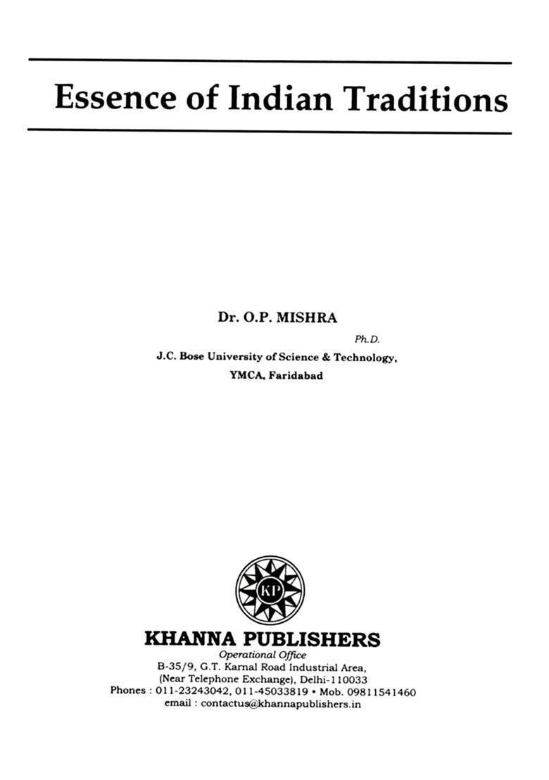 Essence of Indian Traditions - Indya