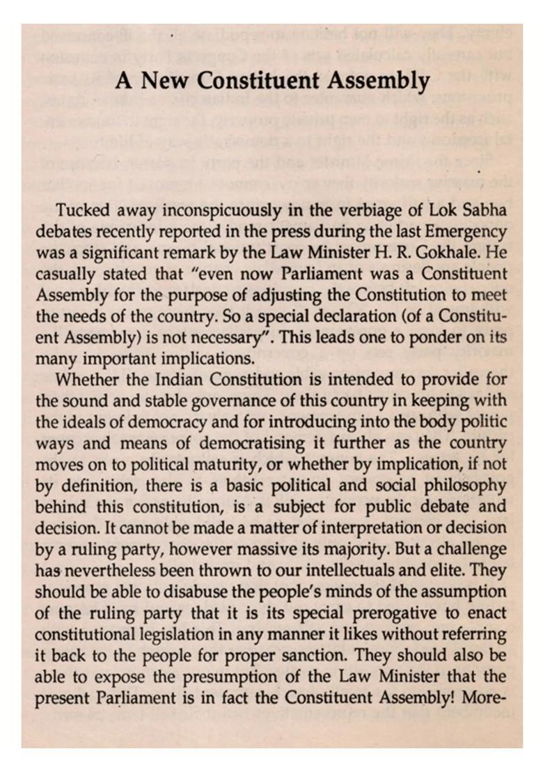 Value Based Politics and Rule by Consent (Some Aspects Examined) An Old and Rare Book - Indya