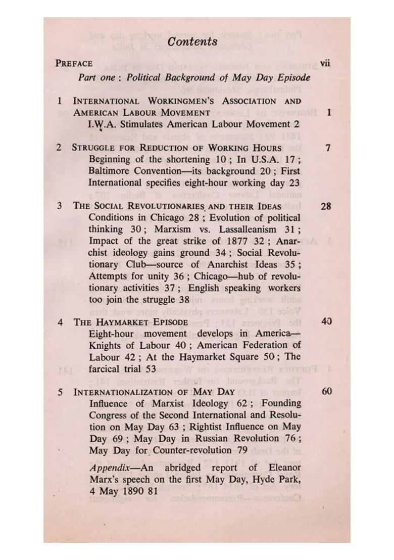 May Day And Eight Hours
